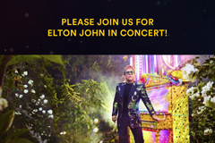 Deluxe Elton Concert Invitation