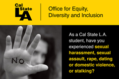 Cal State LA Office of Diversity Brochure and Poster
